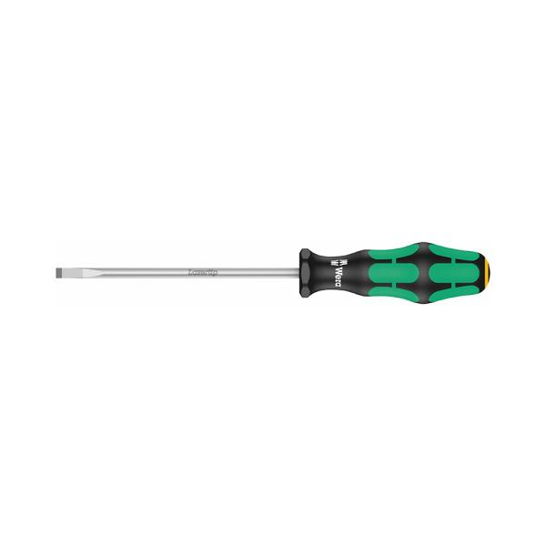 WERA ヴェラ レーザーチップマイナスドライバー 丸軸 先端ストレートタイプ 335 1.0x5.5(刃厚ｘ刃幅)mm 125mm (型番:05110007001)