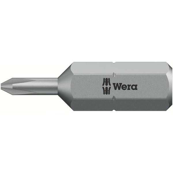 WERA ヴェラ 精密プラスビット 851/1 J プラス0番 25mm (型番:05135041001)