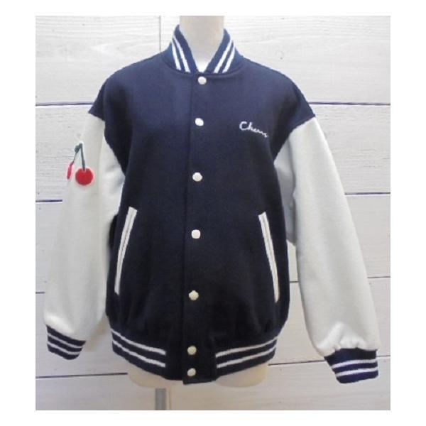 【最終お値下げ】CHILD WOMAN バージンウールメルトン スタジャン 1点 最終お値下げ】CHILD WOMAN バージンウールメルトン スタジャン