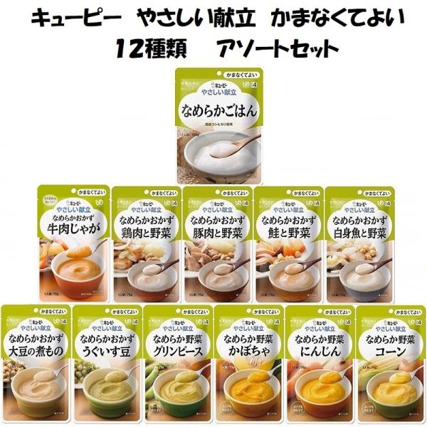 介護食 キューピー やさしい献立 かまなくてよい 12種類×各6個 介護食 キューピー やさしい献立 かまなくてよい 12種類×各6個