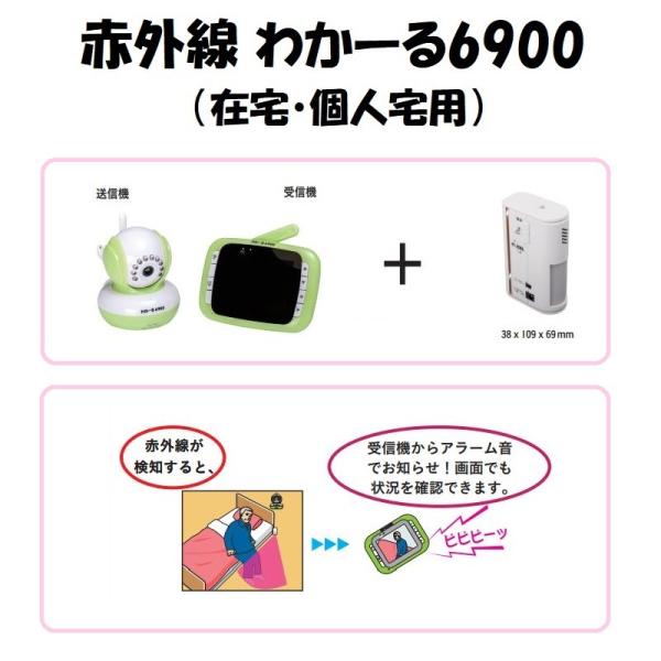 徘徊防止センサー 赤外線わかーる6900 SH6900-MS2 エクセル 徘徊防止センサー 赤外線わかーる6900 SH6900-MS2 エクセル