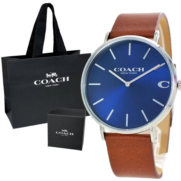 COACH ショッパー付き コーチ 腕時計 手表 メンズ 男性 誕生日
