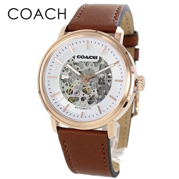 COACH コーチ メンズ 腕時計 手表 自動巻き スケルトン ブランド 男性 
