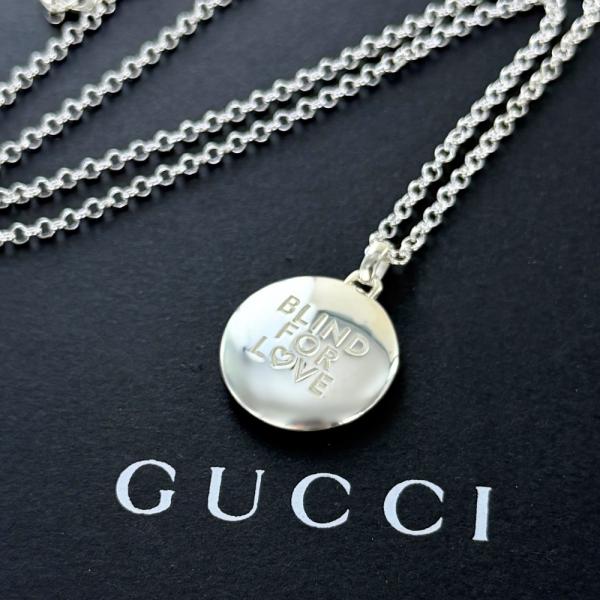 GUCCI（グッチ） ネックレス Blind for Love ペンダント シルバー925