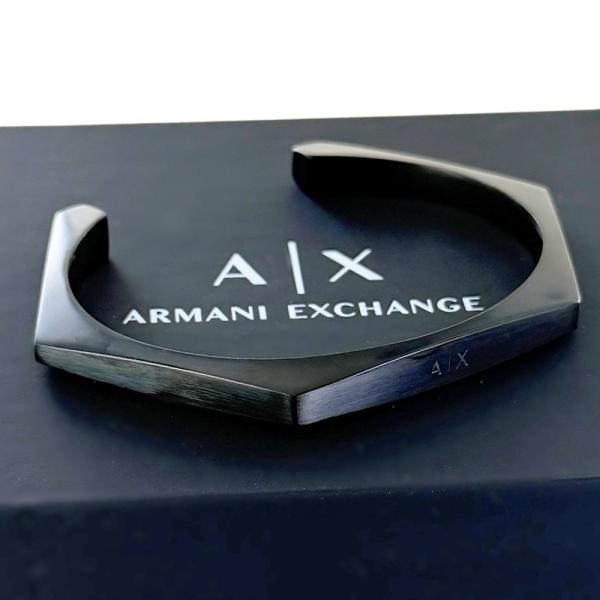 ARMANI EXCHANGE アルマーニエクスチェンジ バングル メンズ ブラック