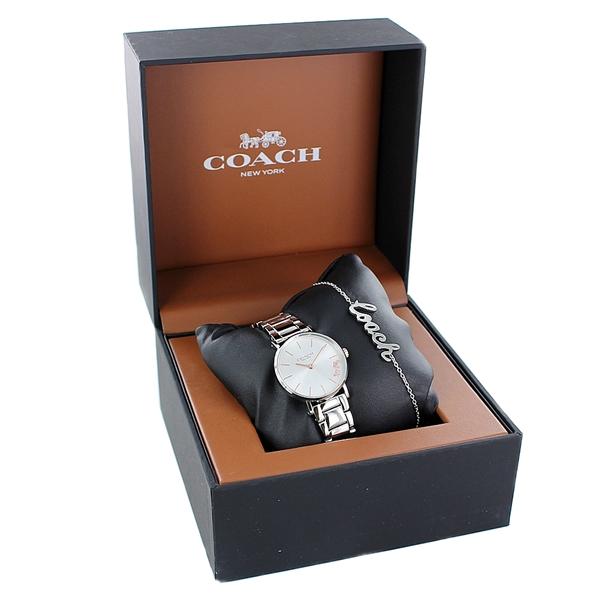 Boxセット コーチ レディース ペリー シルバー ブレスレット付き 腕時計 Co プライムウォッチ 通販 Yahoo ショッピング