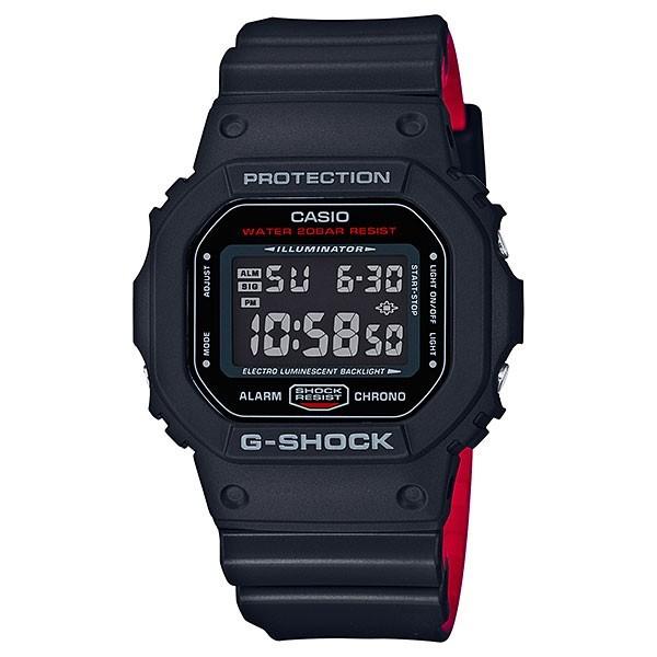 カシオ G SHOCK 人気モデル DW-5600HR ブラック×レッド G-SHOCK 人気モデル スポーツ アウトドアにも最適 カシオ G