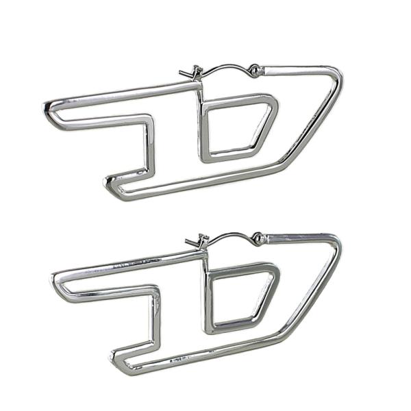 DIESEL 美品2個セット Dロゴ 両耳用ピアス ユニセックス ピアス