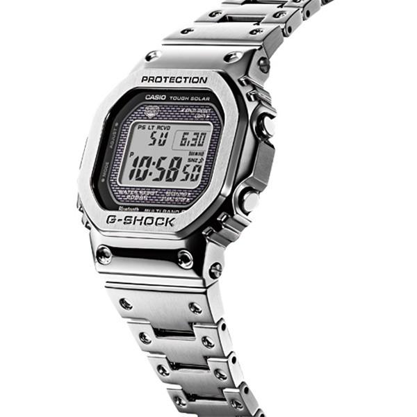 Casio G Shock Gショック ジーショック メンズ 電波ソーラー Bluetooth フルメタル シルバー Gmw B5000d 1 腕時計 Www Fakfakkab Go Id