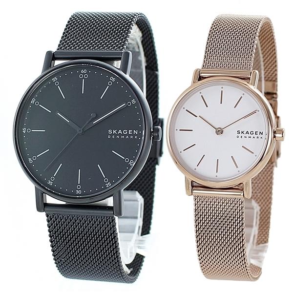 スカーゲン 腕時計 ペアウォッチ ペア ギフト 妻 夫 母親 父親 友達 カップル ブラック ローズゴールド クリスマスプレゼント 22 Skw6579skw2694 プライムウォッチ 通販 Yahoo ショッピング