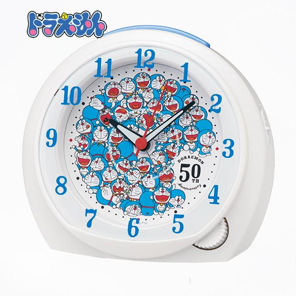 セイコークロック 目覚まし時計 ドラえもん 50周年記念 白パール Cq803w Seiko Doraemon001 プライムワールド 通販 Yahoo ショッピング