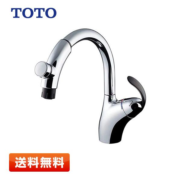 TOTO 【送料無料】TOTO キッチン水栓 TKN34PBTRR 台付 タッチスイッチ