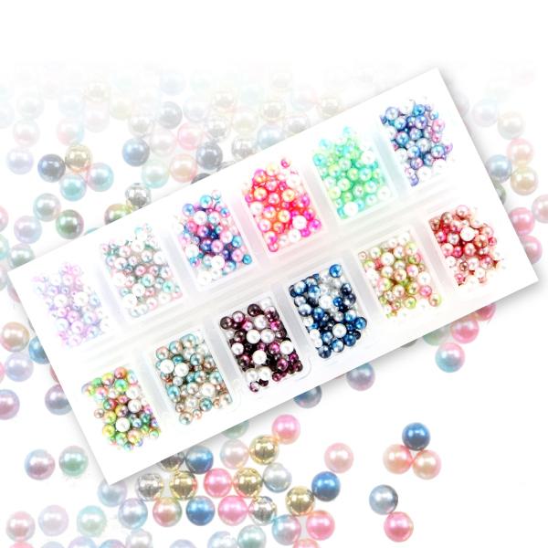 マーメイドパール 3mm＆4mm 12色セット Princess-style