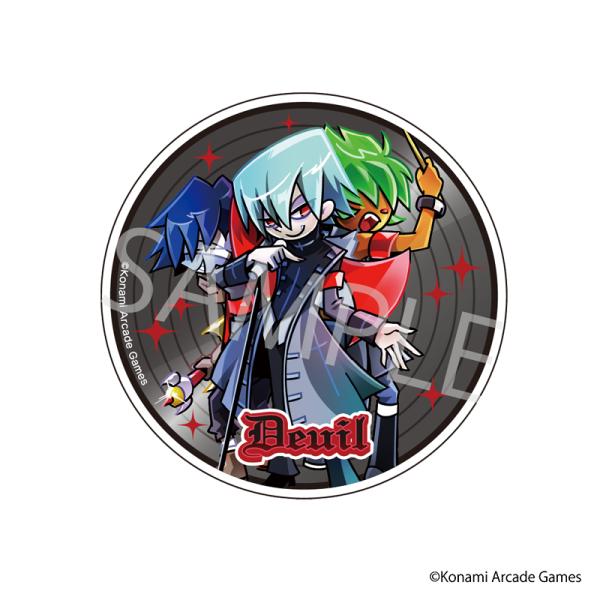 【 09/10 発送予定】 「pop'n music」 星空コラボカフェ DISK風アクリルコースター[Deuil] グッズ