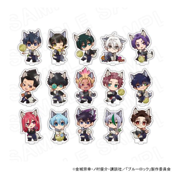 ■商品名：TVアニメ『ブルーロック』 ウルフコレクションアクリルスタンド■商品タイトル：TVアニメ『ブルーロック』■商品タイトルヨミ：ブルーロック■アイテム：アクリルスタンド■キャラ：潔 世一、蜂楽 廻、糸師 凛、凪 誠士郎、御影玲王、馬狼...