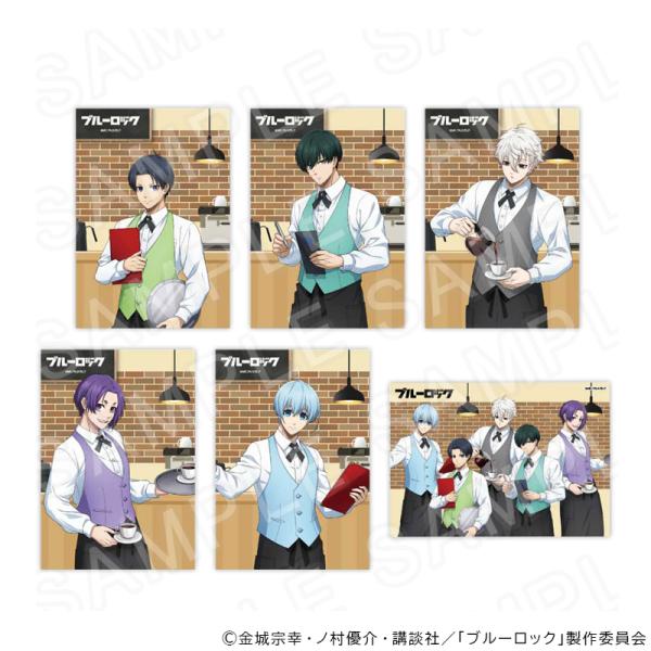 ■商品名：TVアニメ『ブルーロック』描き下ろしブロマイドセット（カフェ衣装Ver）■商品タイトル：ブルーロック■商品タイトルヨミ：ブルーロック■アイテム：ブロマイドセット■キャラ：潔 世一、糸師 凛、凪 誠士郎、御影玲王、氷織 羊■キャラ名...