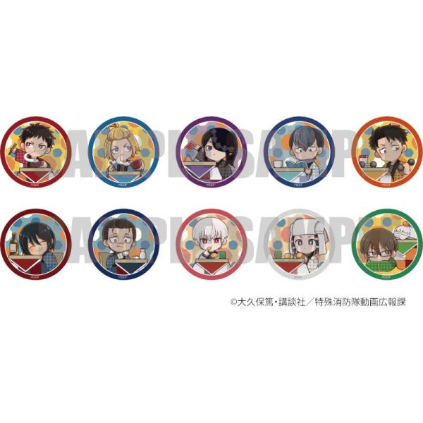 予約 04/02 発送予定】 TVアニメ『炎炎ノ消防隊』缶バッジおうちで