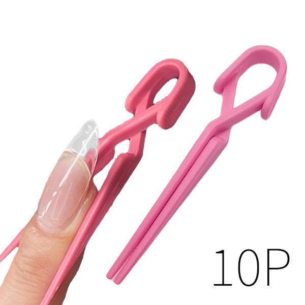 スキンダウンさせるクリップですコツをつかむと便利ですサイドをキワまで塗りやすくなります【材質】プラスチック【サイズ】画像参照【内容量】１０個セットメール便OK　爆買