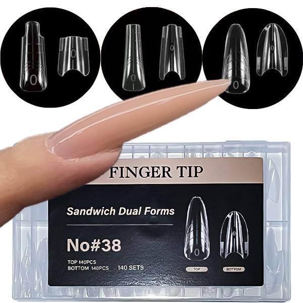 1/31まで販売開始特別価格　通常価格1600円長さだし用ジェルを挟み形を作れます長さだしの、テクニックや知識がなくても、ハイポイントや適切な厚みで簡単に長さだしネイルが完成します【ケースサイズ】145mm×260mm×30mmメール便OK