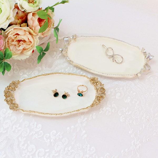 アクセサリートレー トレイ 可愛い おしゃれ 北欧 姫系 花柄 ボタニカル 薔薇雑貨 かわいい 495 Princessrose03 通販 Yahoo ショッピング