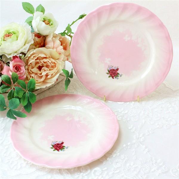 お皿 おしゃれ 北欧 かわいい 薔薇 ピンク ローズ 平皿 母の日ギフト ケーキ皿 丸皿 取皿 1907 9 231 Princessrose03 通販 Yahoo ショッピング