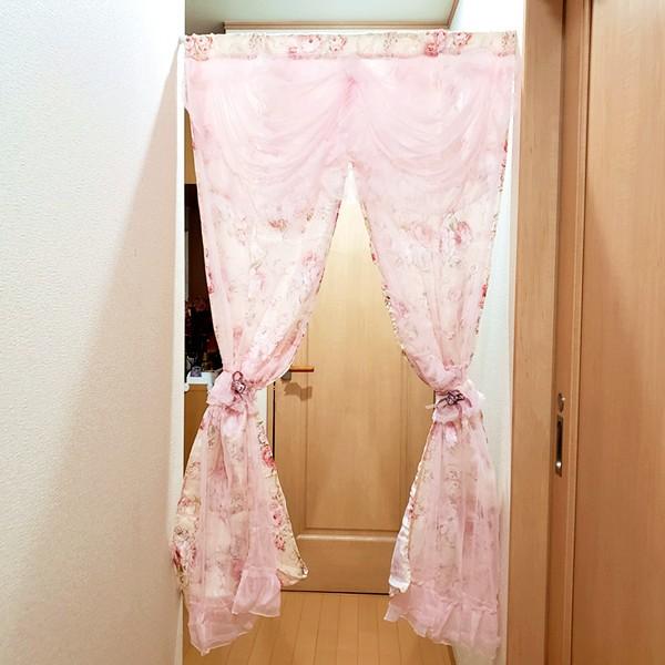 カフェカーテン おしゃれ 北欧 ロング レース 目隠し かわいい 薔薇雑貨 母の日ギフト 150cm丈 1911 7 2400 Princessrose03 通販 Yahoo ショッピング