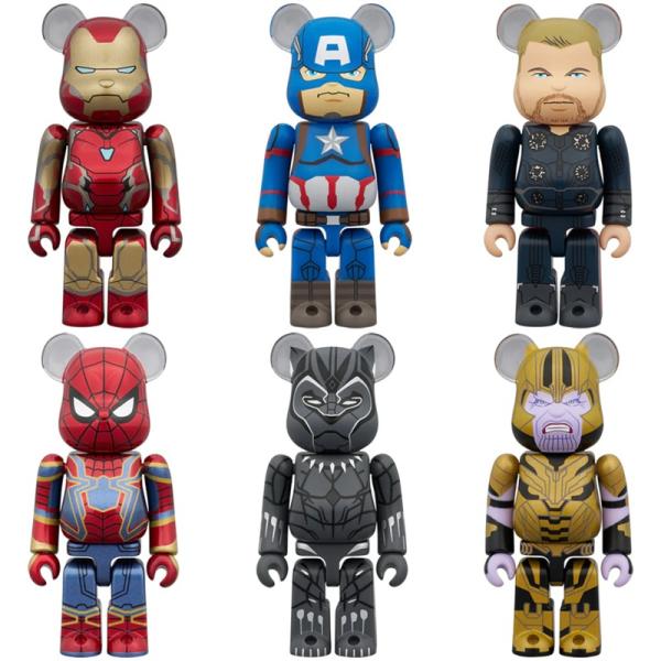 BE@RBRICK 【メーカー取り寄せ】メディコム・トイ CHASE MARVEL