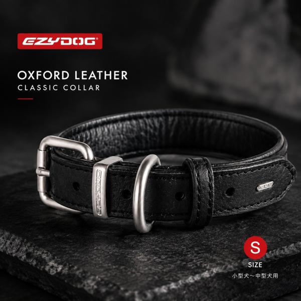 EZYDOG レザーカラー Sサイズ イージードッグ OXFORD LEATHER CLASSIC COLLAR |超小型・小型