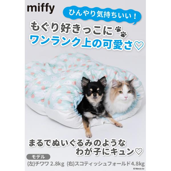 ミッフィー miffy りんごクールもぐりん|  ペット用  犬 猫 リラックス 暑さ対策  涼感