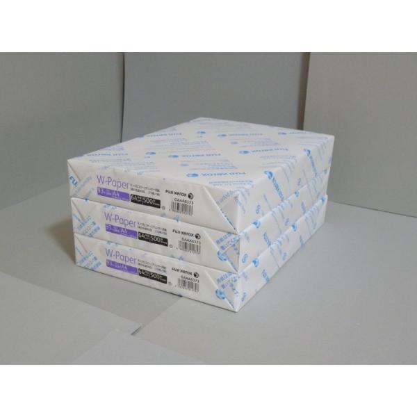 FUJIFILM（フジフイルム） A4コピー用紙 W-Paper 1500枚/3冊セット