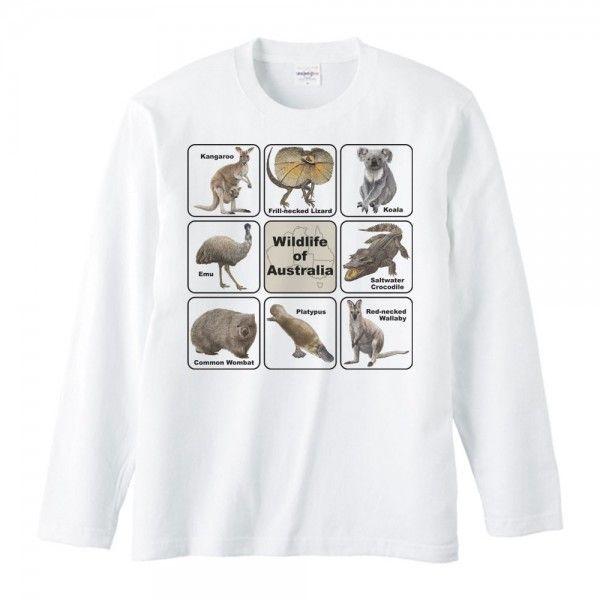 オーストラリアの野生動物/長袖Tシャツ : MYDS - 通販 - Yahoo 