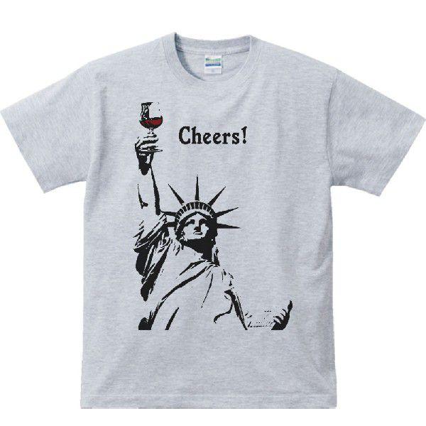 自由の女神（カンパイ！）じゆうのめがみ/半袖Tシャツ : MYDS - 通販