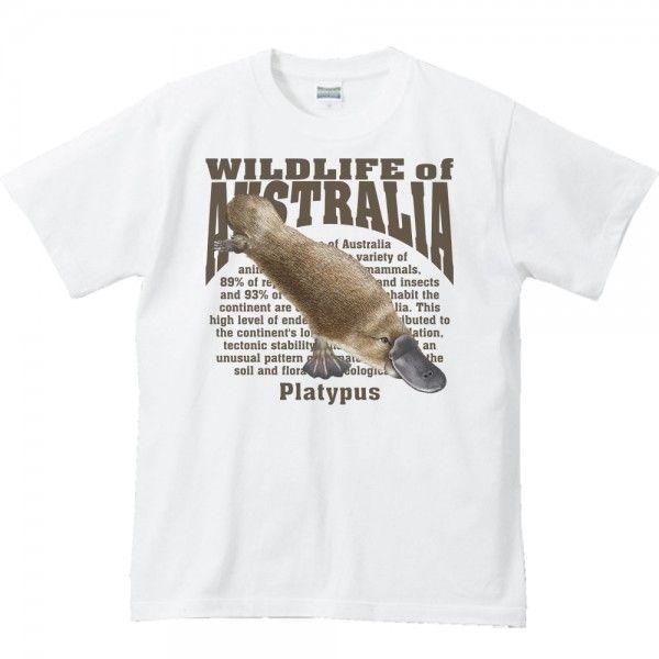 カモノハシ（オーストラリアの生物）/半袖Tシャツ : MYDS - 通販
