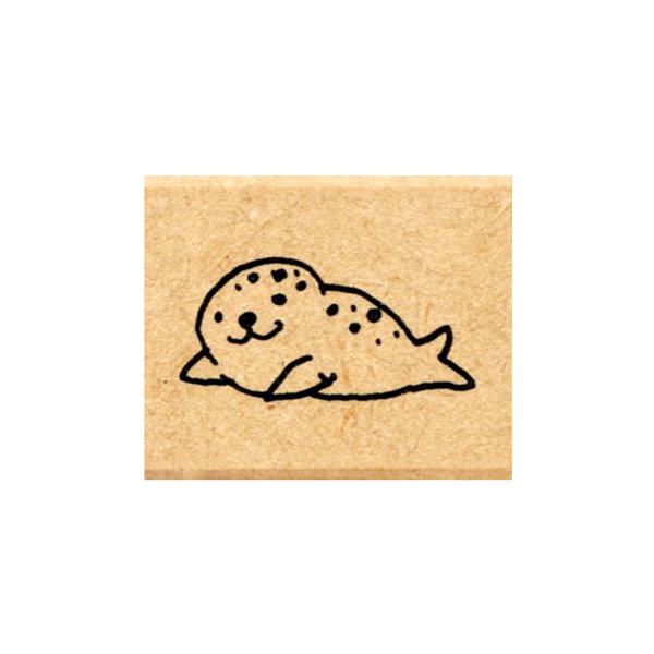 こどものかお Piccolo Stamp ピッコロ スタンプ アザラシ 横 0812-034