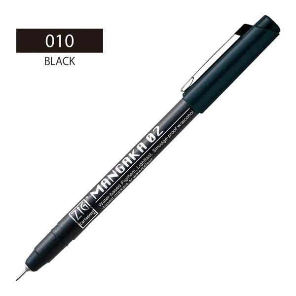 ���| Kuretake ZIG CARTOONIST MANGAKA 02 �u���b�N CNM-02-010