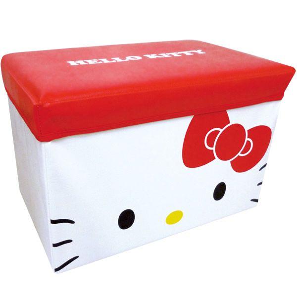 ハローキティストレージｂｏｘ 座れる収納ボックス サンリオ 収納 椅子 おもちゃ箱 ラッピング不可 Z07i プリティぱーく 通販 Yahoo ショッピング
