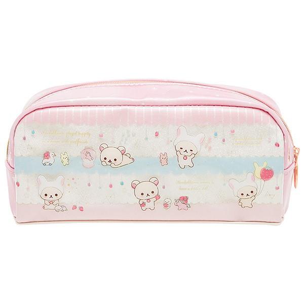 ペンポーチ コリラックマのふんわりかわいい夢 ラメグリッター生地 ピンク 筆箱 キラキララメ リラックマグッズ Buyee 日本代购平台 产品购物网站大全 Buyee一站式代购 Bot Online
