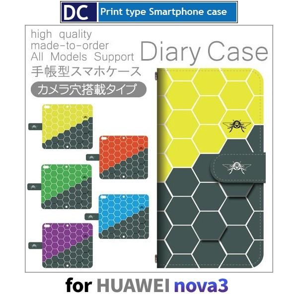 HUAWEI nova3 �P�[�X �蒠�^ �X�}�z�P�[�X �Z�p�` �p�^�[�� nova 3 �t�@�[�E�F�C