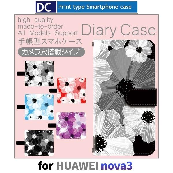 HUAWEI nova3 P[X 蒠^ X}zP[X  R nova 3 t@[EFC / dc-533