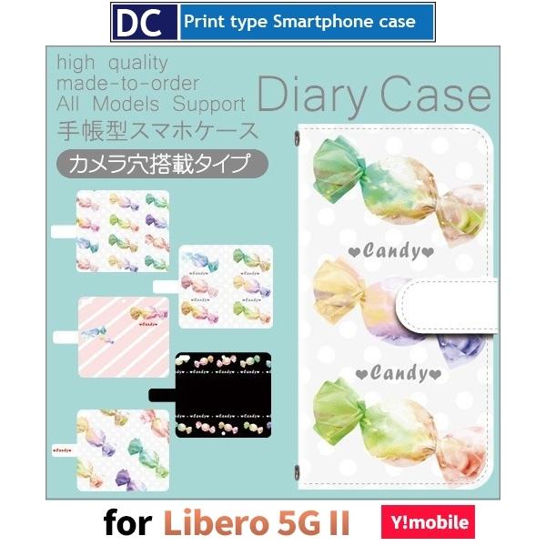 Libero 5G II �P�[�X �L�����f�B ���َq ���� A103ZT ���x�� 5G 2 �X�}�z�P�[�X �蒠�^