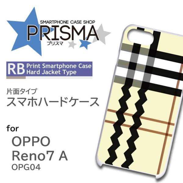 OPPO Reno7 A �P�[�X �V���v�� �p�^�[�� �`�F�b�N OPG04 �I�b�| ���m7a �X�}�z�P�[�X �n�[�h�P�[�X