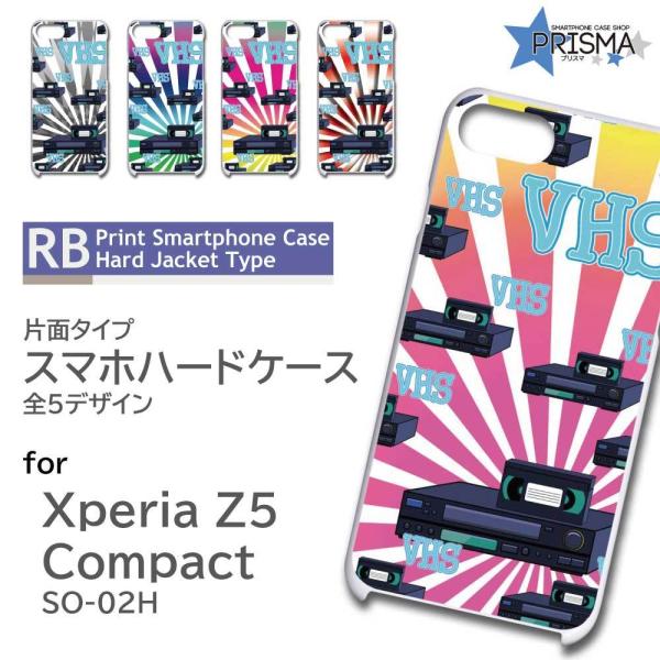 Xperia Z5 Compact SO-02H �P�[�X �J�o�[ �X�}�z�P�[�X VHS �r�f�I �Ж�