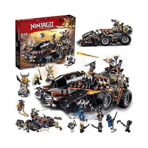 忍者 ニンジャゴー ハンティング・デスストライカー LEGO レゴ互換品 大人 男の子 8-9-10-11歳 知育 車 おもちゃ 誕生日 クリスマス 新年 お祝い プレゼント