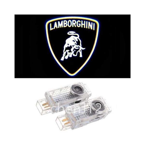 Lamborghini LED HD ロゴ プロジェクター カーテシランプ ガヤルド アベンタドール ウルス ウラカン ランボルギーニ ドア ライト マーク