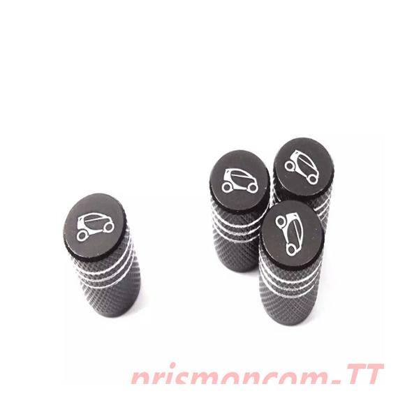 即決新品 BRABUS SMART スマート バルブキャップ 黒 453 ブラバス フォーツー カブリオ fortwo cabrio453 C453 A453W