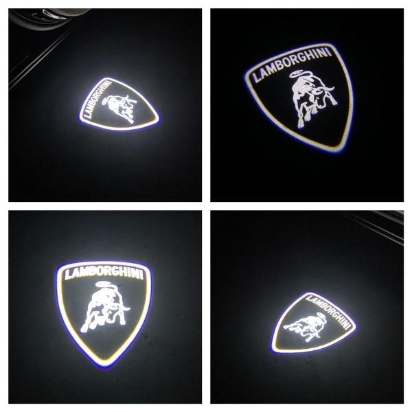Lamborghini ロゴ LED プロジェクター カーテシランプ ガヤルド アベンタドール ウルス ウラカン ランボルギーニ ドア ライト マーク