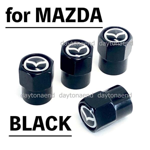 ◇送料無料◇マツダ◇MAZDA◇エアーバルブキャップ◇ブラック◇エアバルブキャップ◇タイヤバルブキャップ◇
