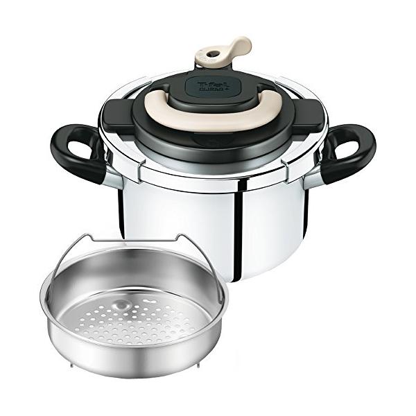 ティファール圧力鍋4L IH対応クリプソアーチアイボリー