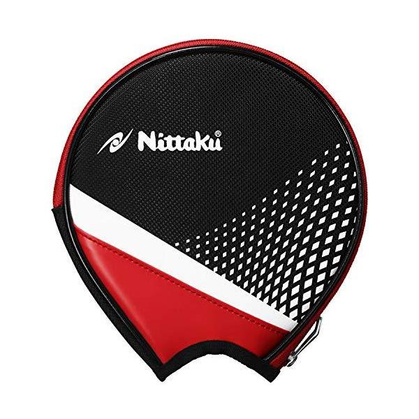 ニッタク(Nittaku) 卓球 ラケットケース ストリームラウンド ラケット1本収納可 レッド NK-7217 幅20×高さ18×奥行き2