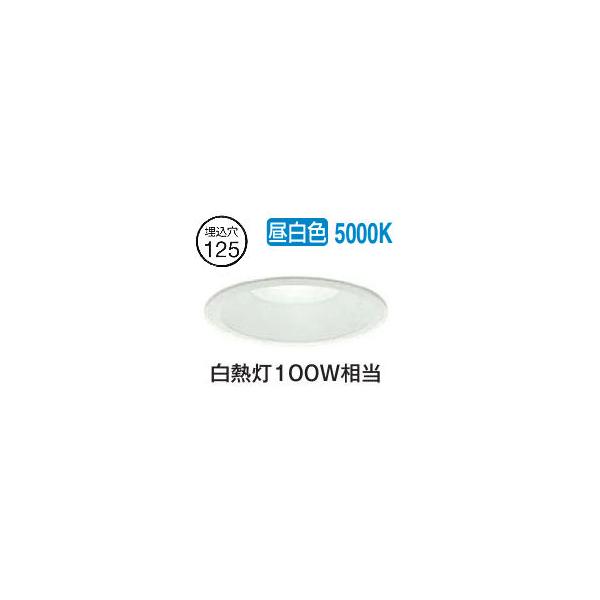 大光電機 屋内・屋外兼用ベースダウンライト DDL5137WW 昼白色 Φ125 白熱灯100W相当 工事必要
